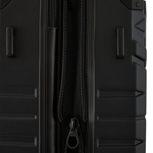 Wrangler ATG Alpine 22" Expandable Rolling Hardside Carry-On Luggage, Jet Black