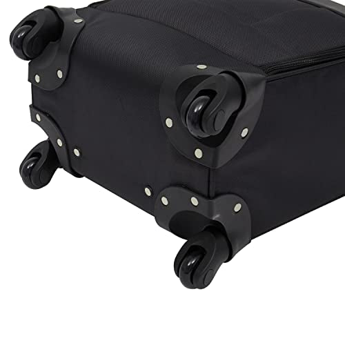 Wrangler 17" Underseat Spinner Carry-On Luggage, Charcoal