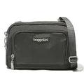 Baggallini Trifecta RFID Wallet Crossbody - 8"x6" Crossbody Bag for Women Convertible Fanny Pack Belt Bag