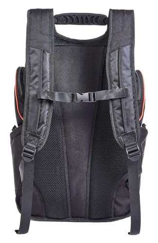 Harley-Davidson Bar & Shield Legend Rugged Polyester Backpack - Black/Orange