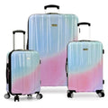 Traveler's Choice Women's Ruma II Expandable Luggage with Spinner Wheels, Pixie Pastel, 3 Piece Set