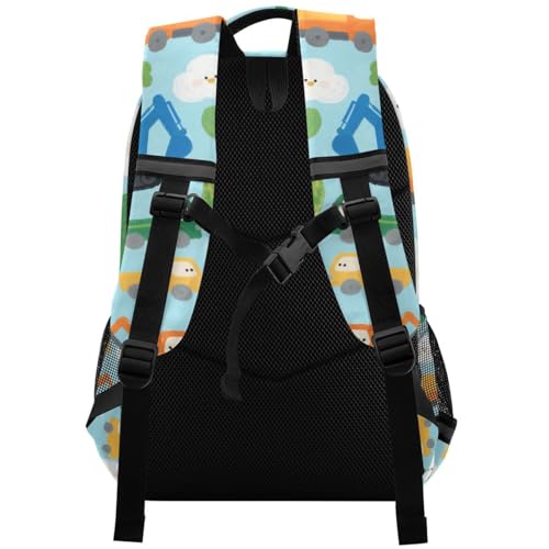 miaozhen Cute Cartoon Colorful Truck carry on backpacks for kids with large bookbags for teen para bebes varon mochila para ni?os