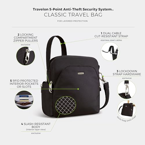 Travelon Anti-Theft Classic Travel Bag