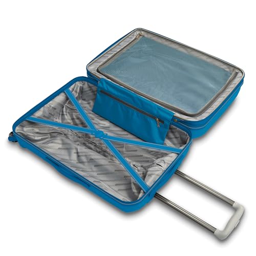 American Tourister Stratum 2.0 Expandable Hardside Luggage with Spinner Wheels, Adriatic Sea, 3-Piece Set (20/24/28)