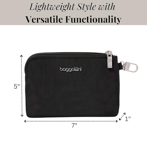 On the Go Daily RFID Pouch - Lightweight 7"x5" Travel Essential RFID Wallet