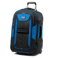 Travelpro Unisex-Adult Bold-Softside Expandable Rollaboard Upright Luggage, Blue/Black, Checked-Medium 25-Inch