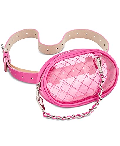 Steve Madden Swag-Chain Clear Belt Bag