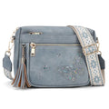 KITEVIUN Crossbody Bags for Women Trendy Leather Crossbody Purse Shoulder Handbags Butterfly Design