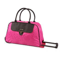 BEBE Marlene 22" Rolling Duffel, Bebe Tossed Fuchsia