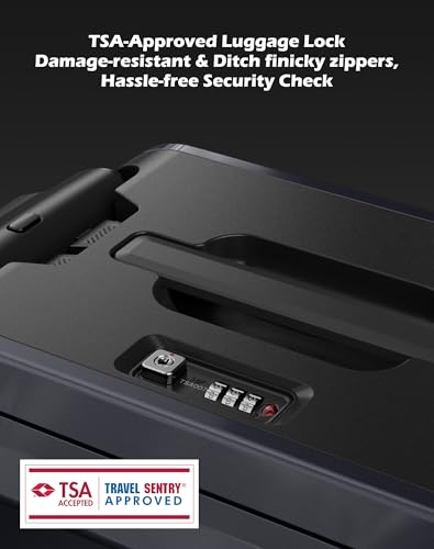 AOTOS Smart Rideable luggage-Roller carry-on luggage 22x14x9-TSA, Airline-Approved 22 inch Hardshell,Zipperless Travel Suitcase with Rolling WheelsApp Control -Cabin Suitcase for Airport Travel(Grey)