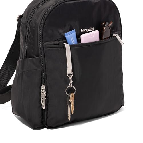 Securtex Anti-Theft Getaway Backpack - 9.4"x13"x5" Travel Safe Bag w/Locking Zippers, Slash-Resistant, RFID
