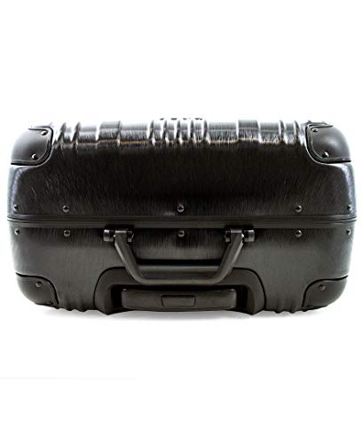 Calvin Klein Fulton 2.0 Hardside Spinner Luggage with TSA Lock, Black, 25 Inch