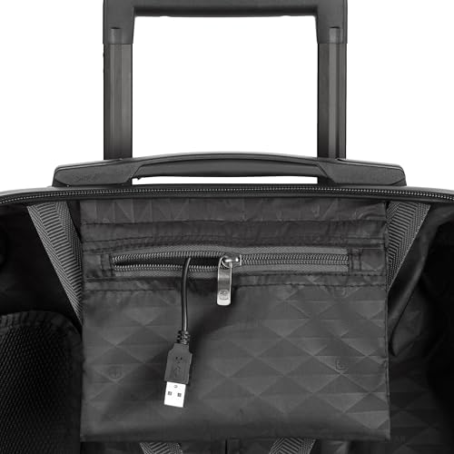 SwissGear 7272 Energie Hardside Expandable Luggage with Spinner Wheels, Navy, 3-Piece Set (19/24/27)