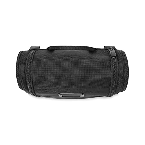 Briggs & Riley Deluxe Hangable Kit - Hanging Toiletry Travel Bag for Women & Men, Organizer for Bathroom Accessories, Makeup, & Skincare, Dopp Kit for Vacation - Baseline Collection, Black