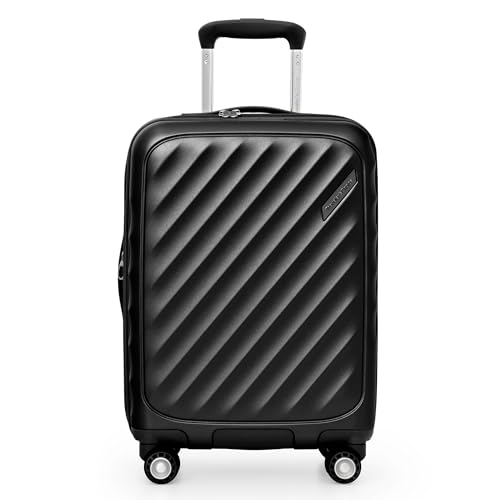 Traveler's Choice Elm 21" Carry-on Expandable Spinner Luggage Set - Matte Black