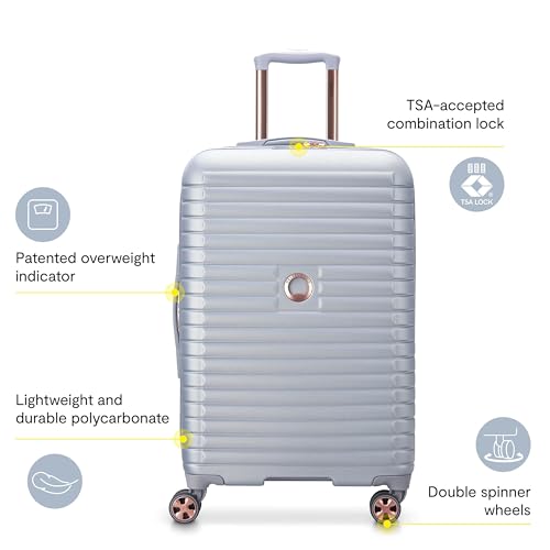DELSEY PARIS Cruise 3.0 Hardside Expandable Luggage with Spinner Wheels, Graphite, 2 Piece Set (20/28)