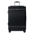 Paravel Aviator Luggage | Carbon-Neutral Travel Suitcase from Recycled Materials| Durable Luggage with Wheels | Derby Black