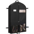 Simple Houseware 43'' Travel Garment Bag with Pockets for Suits, Dresses, Coats, Heavy Duty 300D Polyester