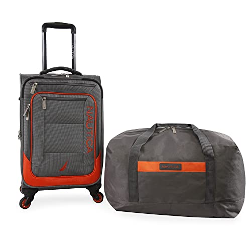 Nautica Pathfinder 2pc Softside Luggage Set (Carry On + Duffel)