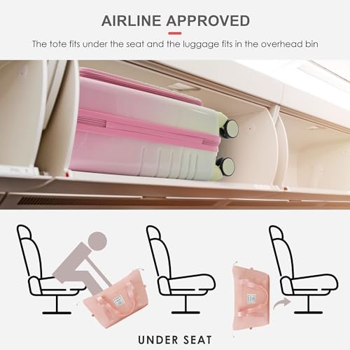 Set of 4, ABS Hardside Luggage Sets TSA Lock Spinner Wheel Suitcase