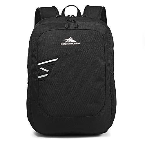 High Sierra Outburst Backpack With 15.6" Laptop Pocket, Black