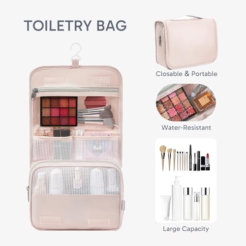 10 Set Packing Cubes for Travel, Gifts for Women Mom,Anti-Tearing Suitcase Organizer for Luggage with Shoe & Hanging Toiletry Bag,OlarHike Vacation Essentials & Accessories for Cruise Ship