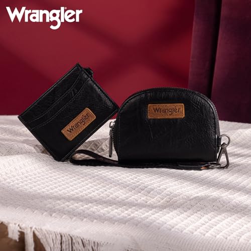Wrangler Duffel Bag Large Weekender Bag and KeyChain Wallet Wristlet Wallet