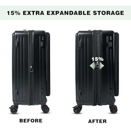 Maegragn Checked Luggage with Spinner wheels, 28 inch luggage with spinner wheels, large suitcases with wheels, Hard Shell Top-open Design Expandable Large Luggage