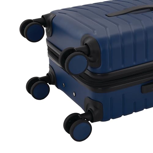 Wrangler Trunk Spinner Suitcase Set, Poseidon Blue, 2 Luggage & 2 Packing Cubes