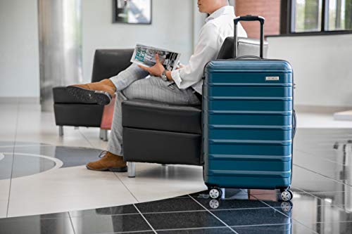 Samsonite Omni 2 Hardside 3 Piece Set - Includes Global Carry-On, Medium, & Large Checked Suitcases - 360° Dual Spinner Wheels - Integrated TSA Lock & Expansion - Amazon Exclusive - Midnight Black