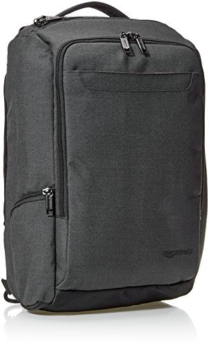 Amazon Basics Slim Carry On Laptop Travel Overnight Backpack - Black