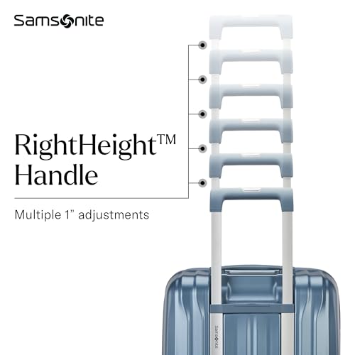 Samsonite UpLIFT Carry-On Hardside Luggage with Spinner Wheels - Airline-Approved, TSA Lock, Adjustable Handle System - Polycarbonate Hard Suitcase for Ultra Lightweight Travel - Elemental Blue