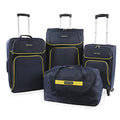 Nautica Seascape Collection 4pc Softside Luggage Set