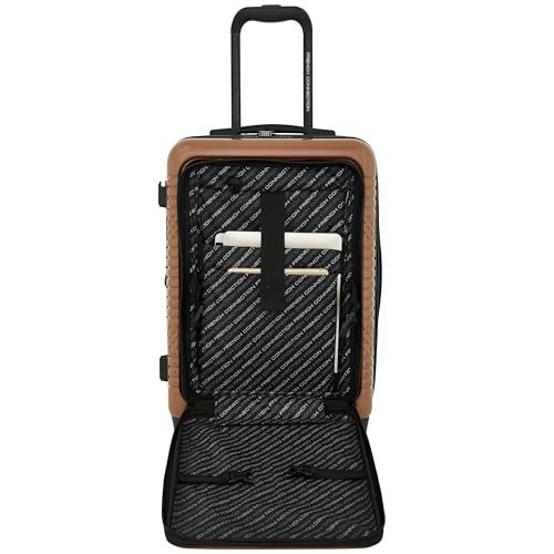 French Connection 5 Piece Mersai Luggage Travel Set, Warm Truffle