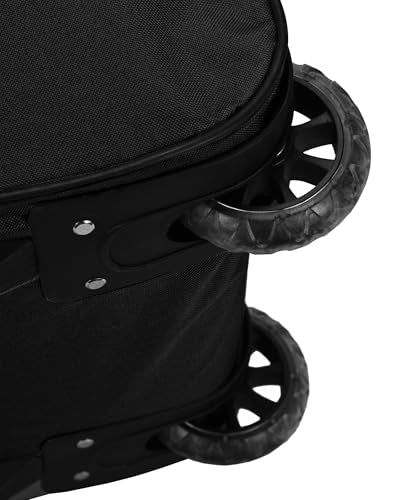 Rockland Rolling Duffel Bag, Black, 36"