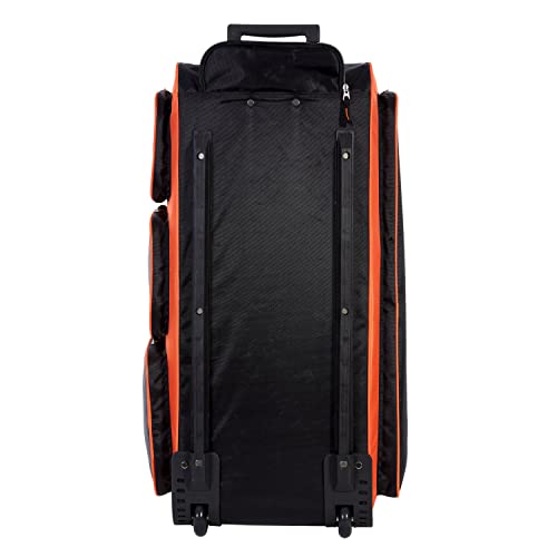 Travelers Club Xpedition 30 Inch Multi-Pocket Upright Rolling Duffel Bag, Bright Orange, 30'' Suitcase (85130-820)