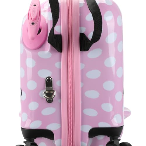 Bioworld Hello Kitty Character Face Pink Ride-On Luggage