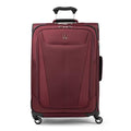Travelpro Maxlite 5 Softside Expandable Luggage with 4 Spinner Wheels, Lightweight Suitcase, Men and Women, Burgundy, Checked-Medium 25-Inch