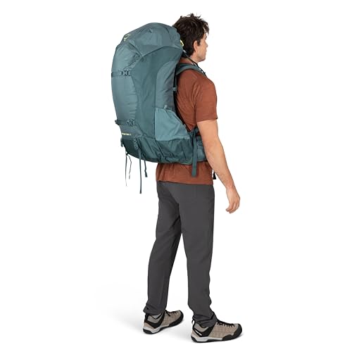 Osprey Farpoint Trek 55L Men's Travel Backpack - Hybrid Backpacking & Travel Bag with Internal Organization, Black