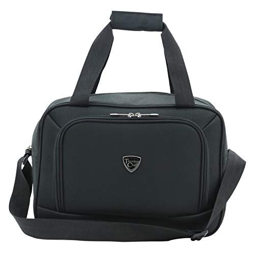 Travelers Club Chicago Hardside Expandable Spinner Luggage, Black, 3 Piece Set