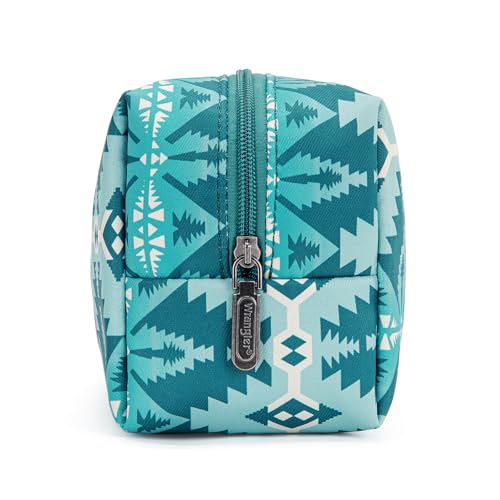 Montana West X Wrangler Travel Makeup Bag Waterproof Cosmetic Bag Portable Makeup Pouch for Women Large Toiletry Bag