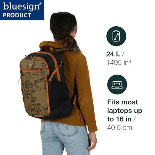 Osprey Axis Laptop Backpack – Sleek, Urban-Ready Everyday Pack with Laptop Sleeve, Dual Water Bottle Pockets, and Compression Straps – Ideal for College, City Commutes, and Casual Travel, Black