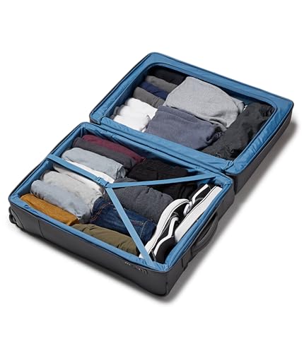 JanSport Good Latitude Checked Spinner Suitcase - 68L Water Resistant Travel Luggage - 26-inch Large Durable Lightweight Rolling Hardside Softside Bag, Smokey Grit
