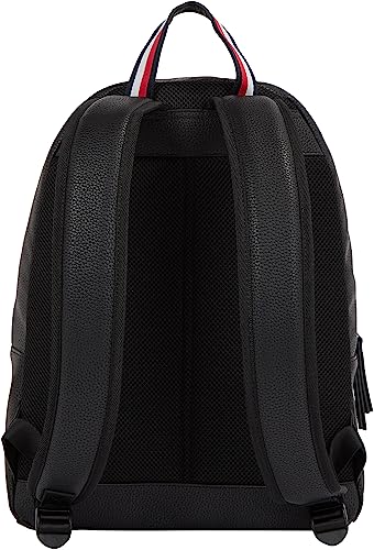 Tommy Hilfiger Mens Essential Backpack Bags And Wallets Black ONE SIZE