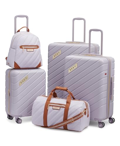 DKNY Unisex Luggage travel,Lavender,21"