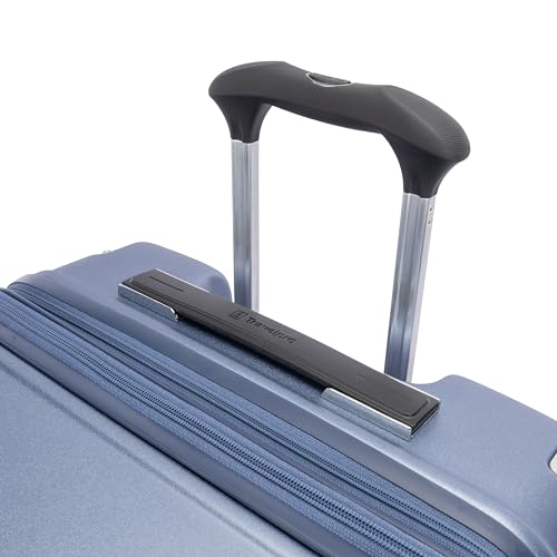 Travelpro Platinum Elite Hardside Expandable Spinner Wheel Luggage TSA Lock Hard Shell Polycarbonate Suitcase, Dark Sky Blue, Checked-Medium 25-Inch