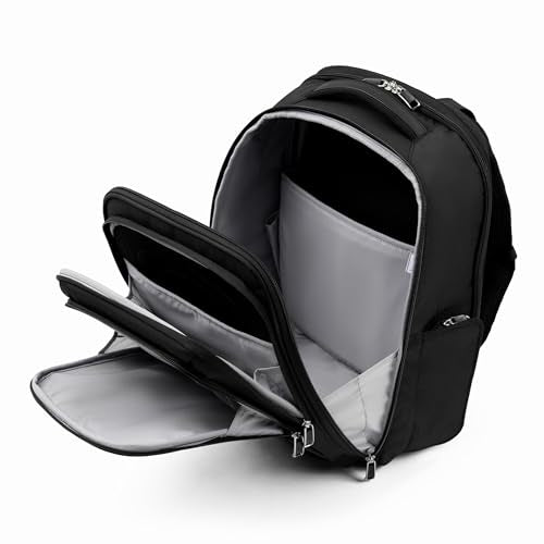Travelpro Maxlite Lightweight Laptop Backpack, Fits 15" Laptop & 11" Tablet, Water-Resistant, 18-Inch — Black