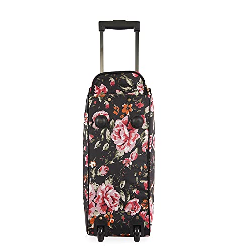 BEBE Women's Rolling Duffel, Dark Rose