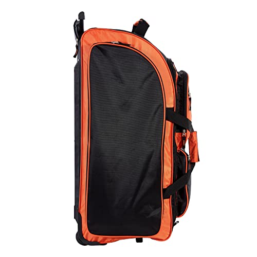 Travelers Club Xpedition 30 Inch Multi-Pocket Upright Rolling Duffel Bag, Bright Orange, 30'' Suitcase (85130-820)