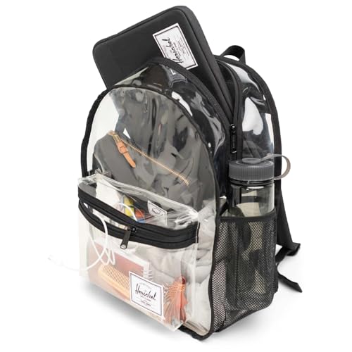 Herschel Supply Co. Classic Backpack, Clear/Black, Standard - 26L